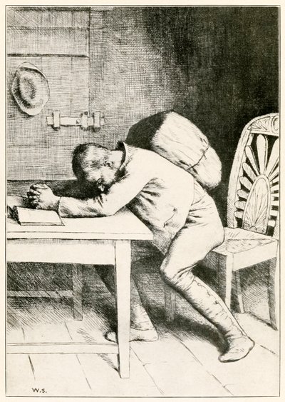 "La palude della disperazione" da "Il pellegrinaggio del cristiano" di John Bunyan da William Strang